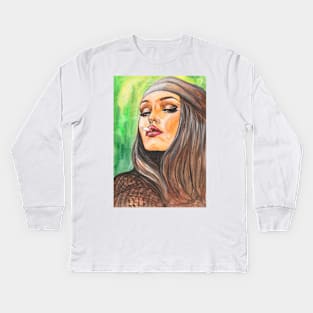 Vanessa Paradis Kids Long Sleeve T-Shirt